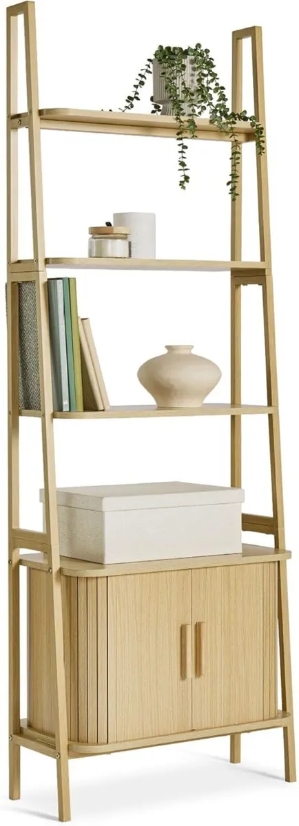 Bookcase Light Wood Effect - Image 1