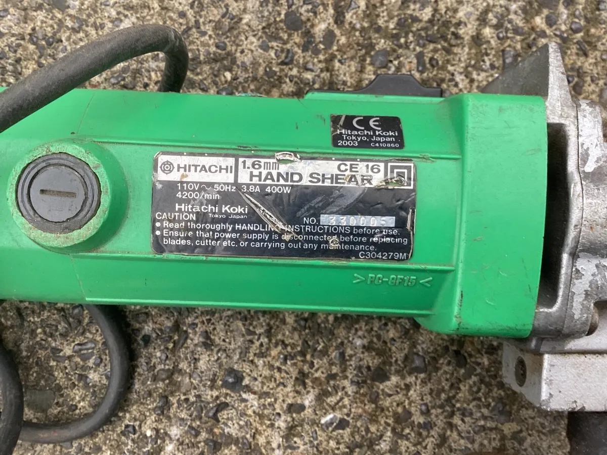 Hitachi metal shears - Image 1