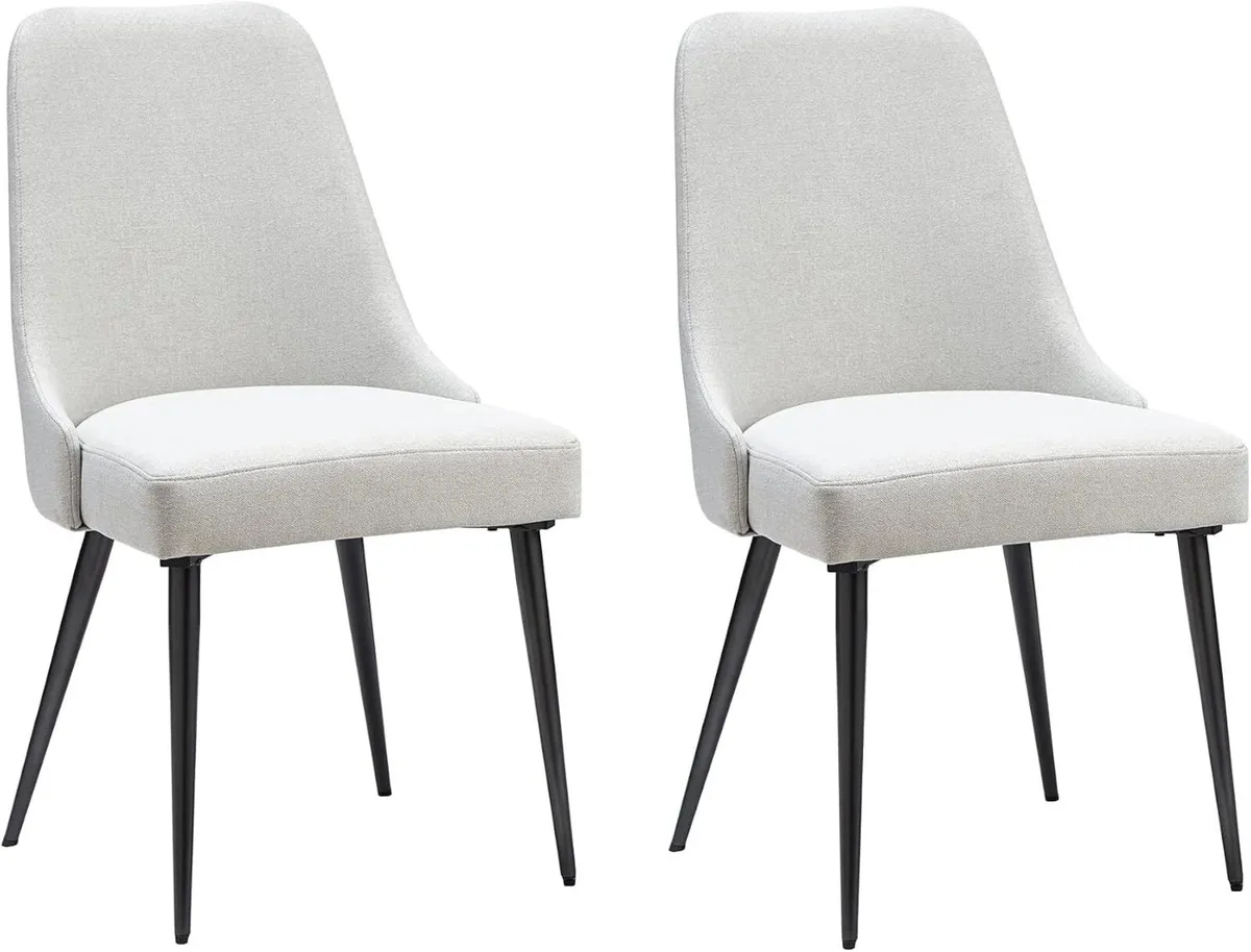 Upholstered Kitchen Dining Chairs Modern Comfy - Image 1