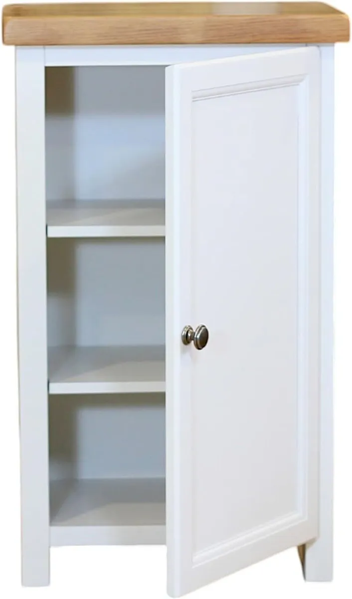 Grofurniture Snow Slim Cabinet Bathroom Storage - Image 3