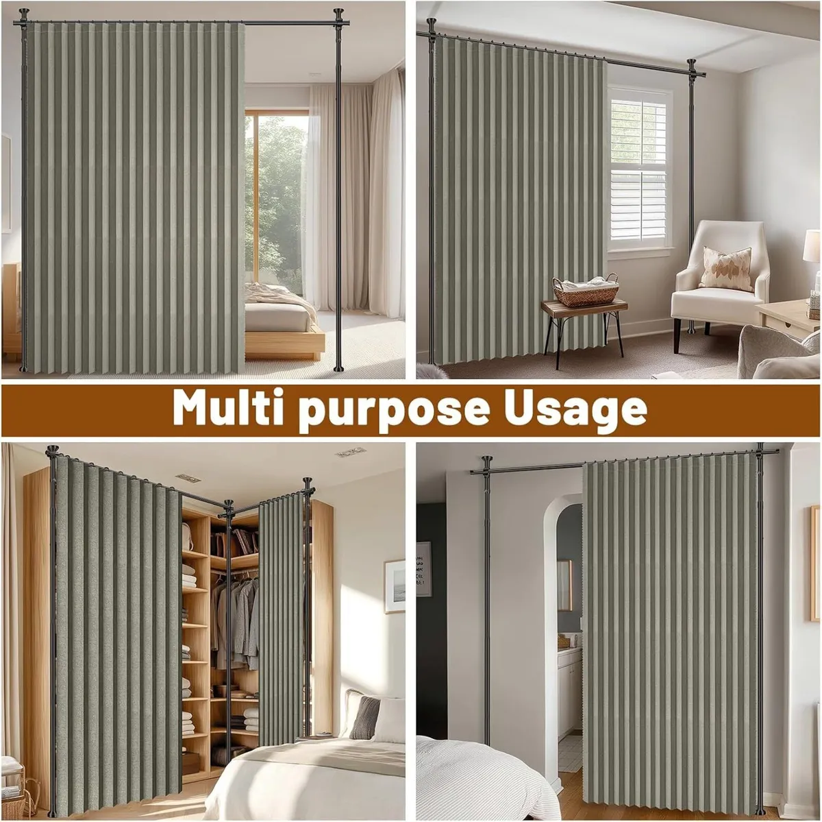 Privacy Curtains for Room Divider with Blackout - Image 4