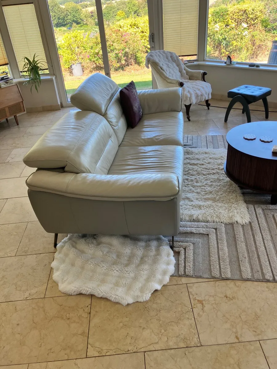 Real Leather Sofa …… For Free…. - Image 1