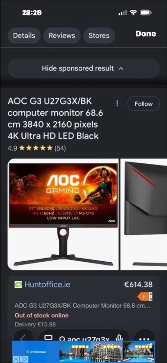AOC 4k 160hz mini led pro gaming monitor - Image 3