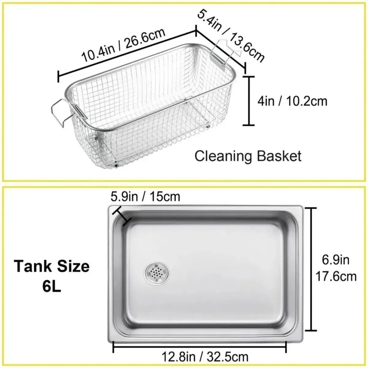 Ultrasonic Cleaner 6L Heated Timer Machine - Image 4