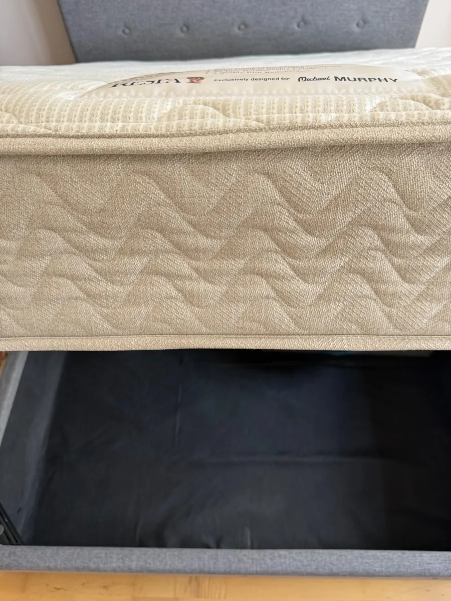 Double  Ottoman bed  with or without mattress - Image 4