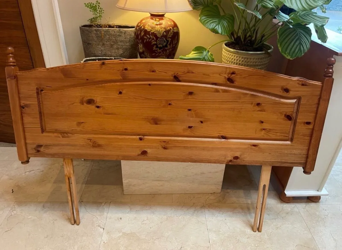 Lovely Solid King Size Wooden Headboard - Deliver