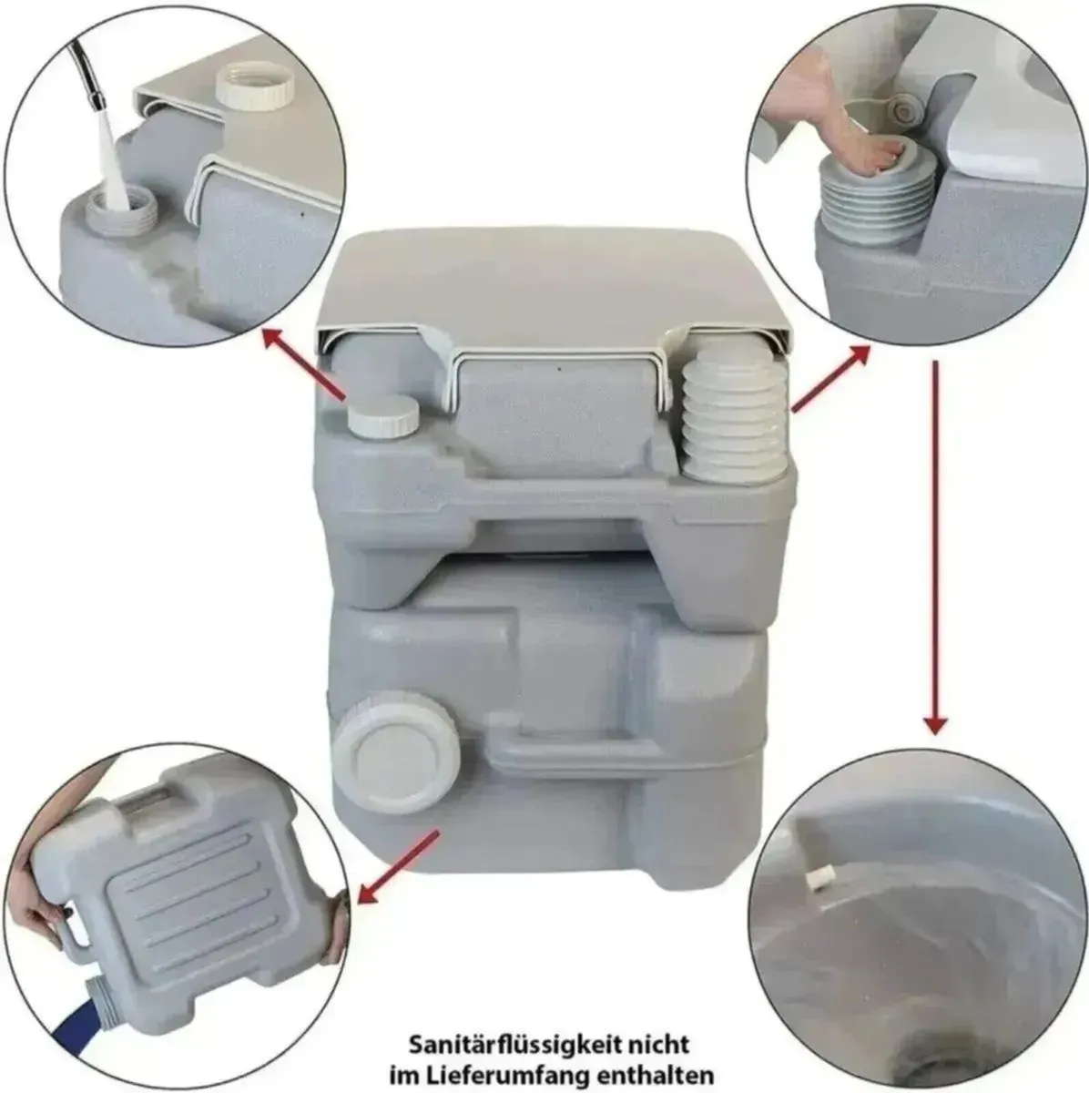Camping Toilet For Home Garden And Outdoor - Image 3