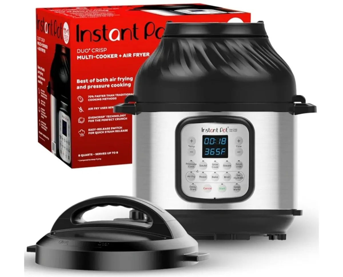 Instant Pot Duo Crisp 11-in-1 Air Fryer and Electr - Image 1