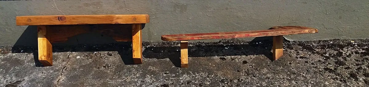 2 Rustic Floating Shelves - Image 3