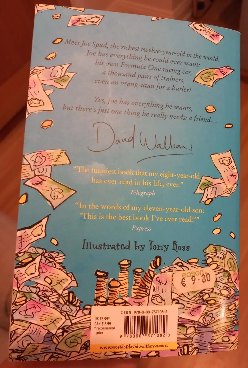 David Walliams Billionaire Boy book - Image 2