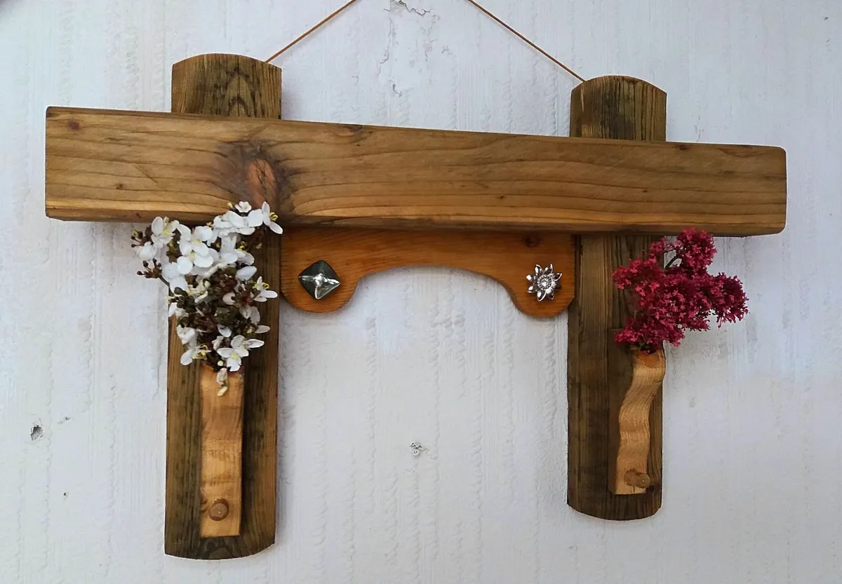 NEW Rustic Stove Mantle / Floating Shelf - Image 1