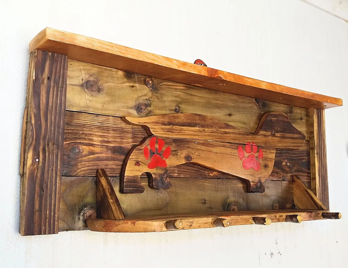 Rustic Dog Shelf / Organiser display - Image 1