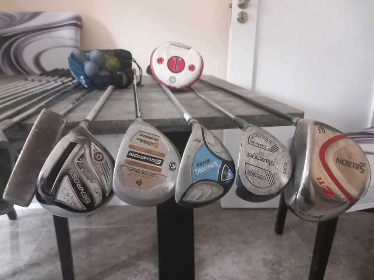 Golf clubs and bag.  Right handed clubs - Image 4