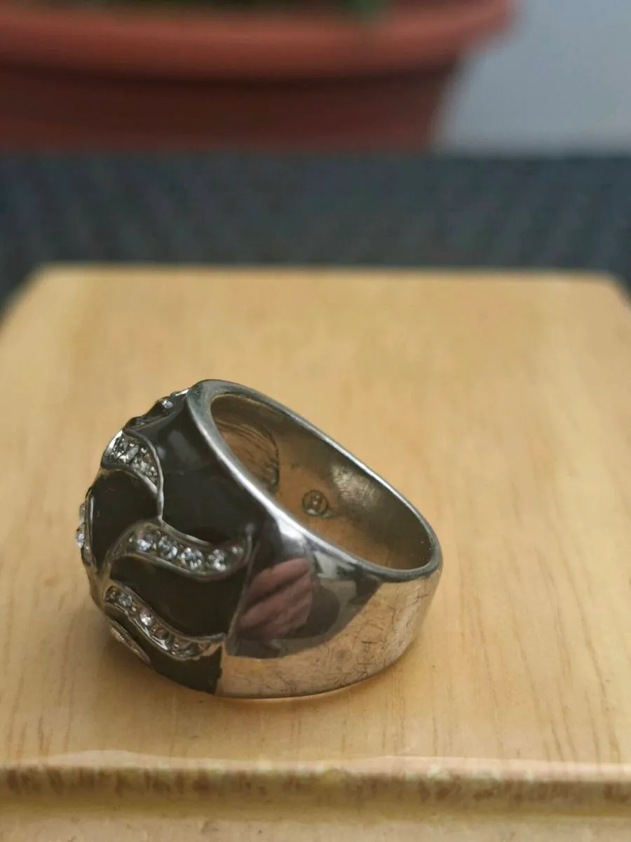 Nice Vintage stamped Silver Ring - Image 2