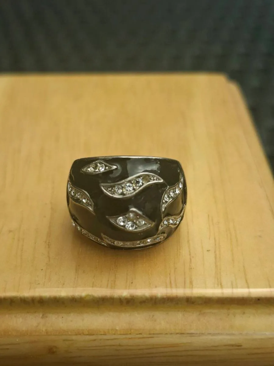 Nice Vintage stamped Silver Ring - Image 4