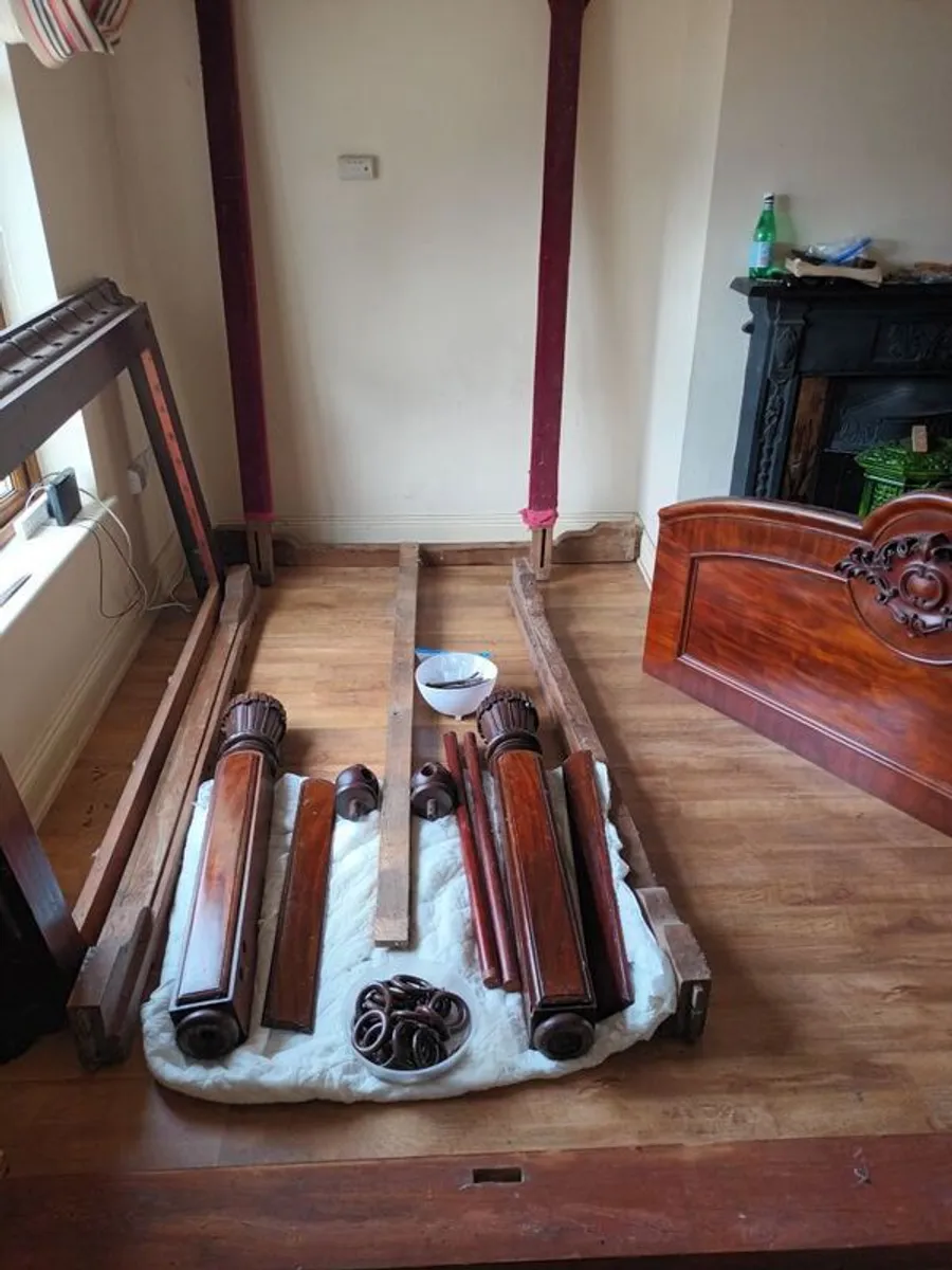 Antique Four Poster Bed - Image 1