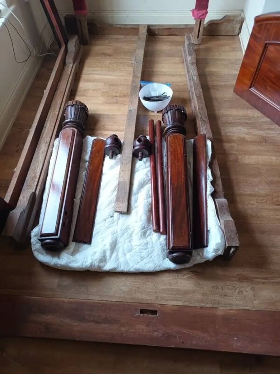Antique Four Poster Bed - Image 2