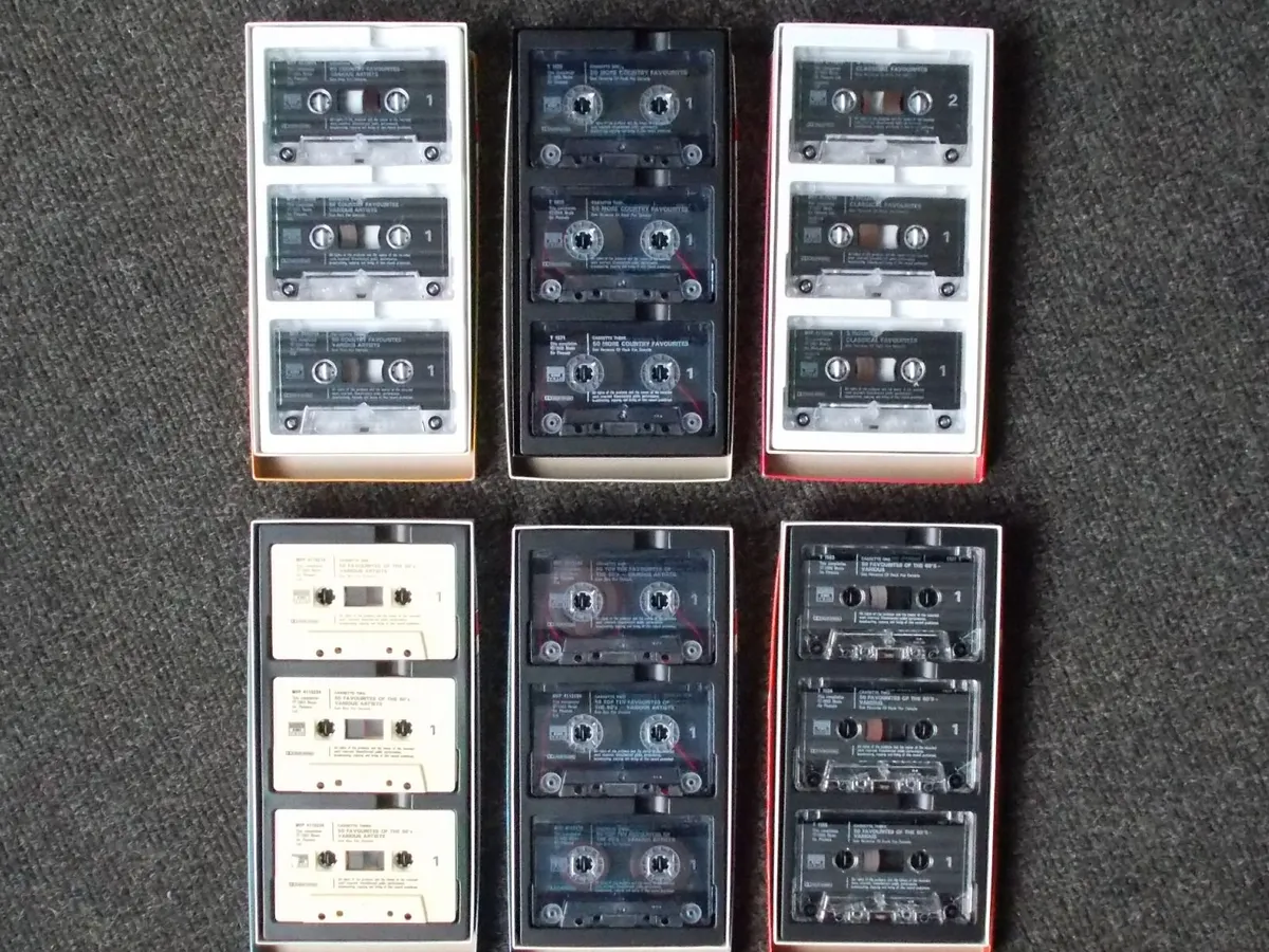 7 x Triple Pack Cassette Box Sets - Image 2