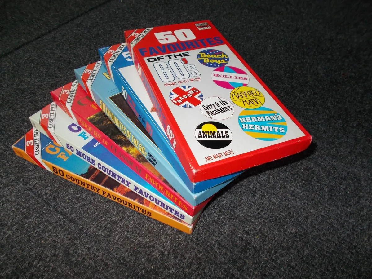 7 x Triple Pack Cassette Box Sets - Image 4