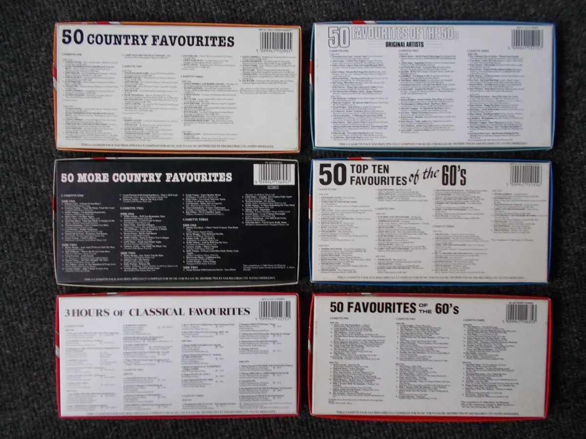 7 x Triple Pack Cassette Box Sets - Image 3
