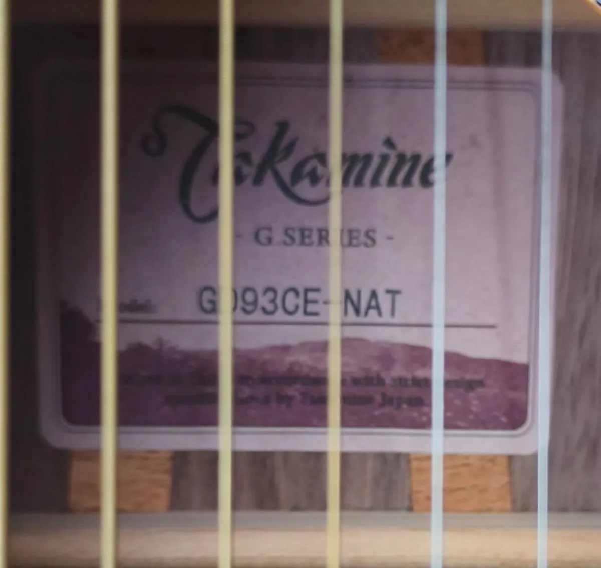 Takamine GN93CE NAT acoustic electric guitar - Image 4