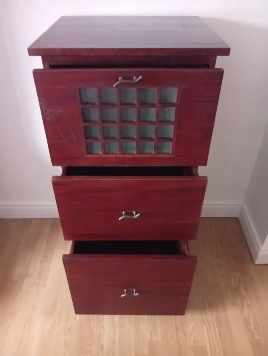 Oak Solid Antique Tollboy Chest of drawers - Image 2