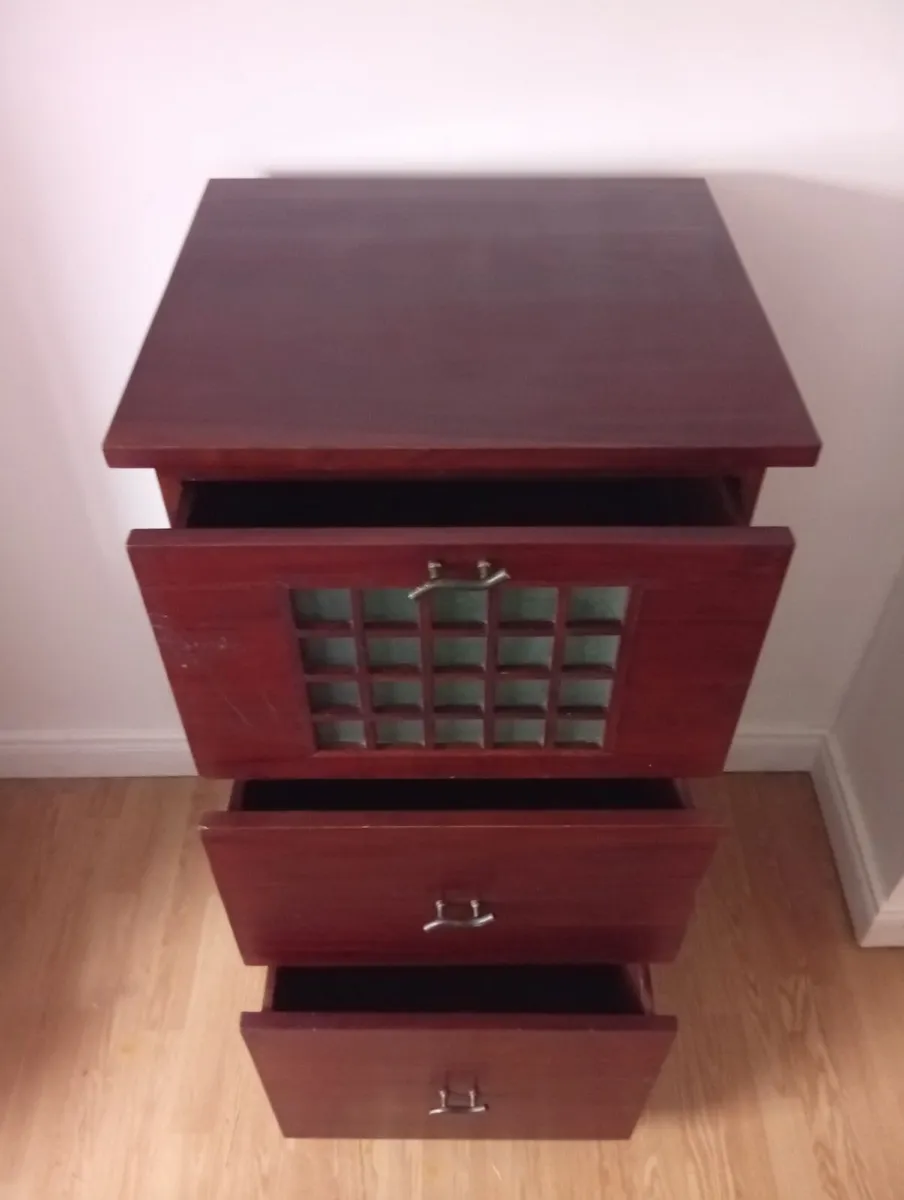 Oak Solid Antique Tollboy Chest of drawers - Image 1