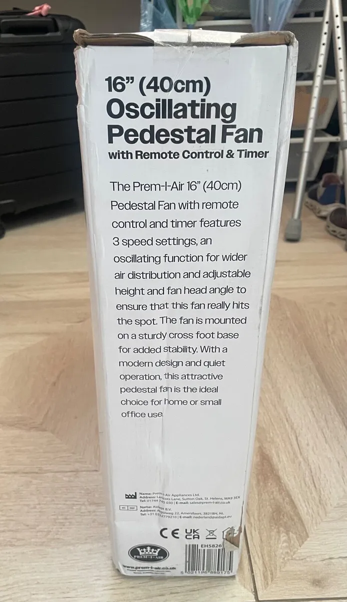 Pedestal Fan with Remote - Image 4