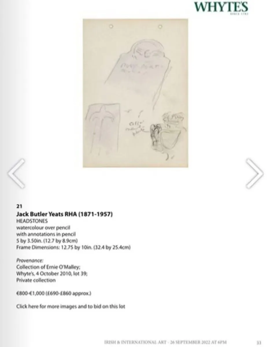 Whyte's Irish & International Art Catalogue Septem - Image 4