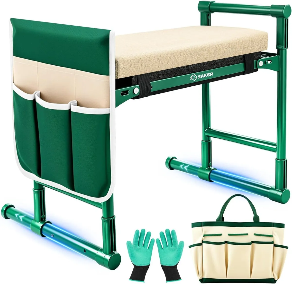 Upgraded Garden Kneeler and Seat with 500lb Frame - Image 1