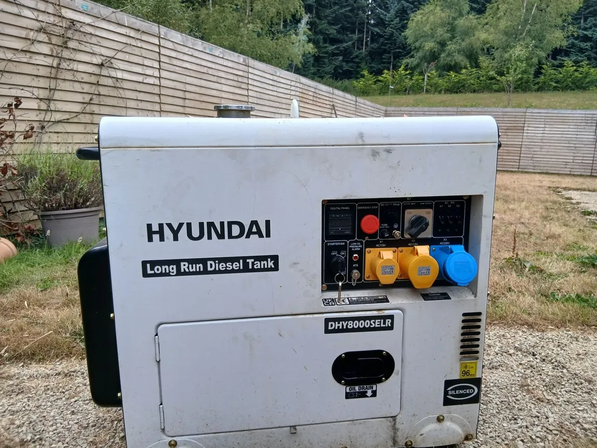 Hyundai 6kw silent generator - Image 2