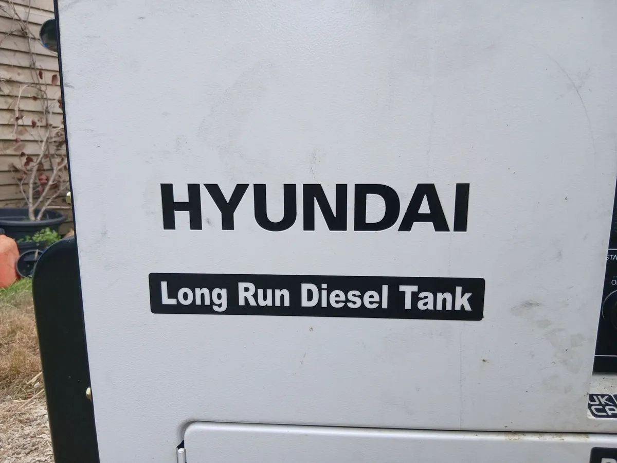 Hyundai 6kw silent generator - Image 3
