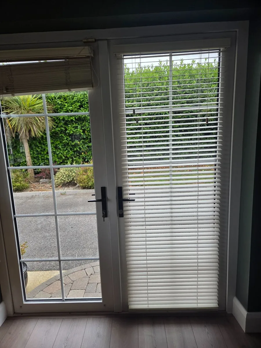 Wooden Blind (2) french doors - Image 3