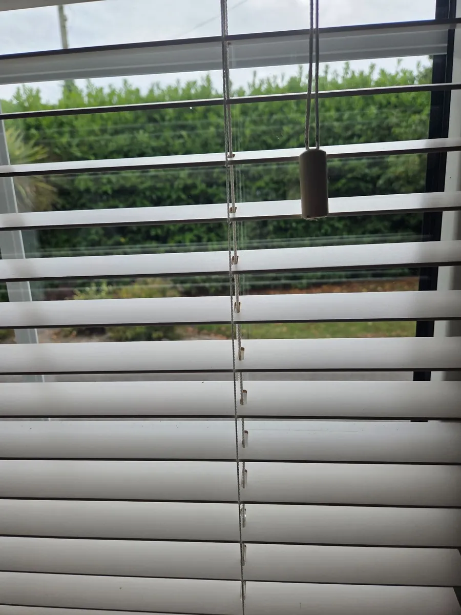Wooden Blind (2) french doors - Image 2