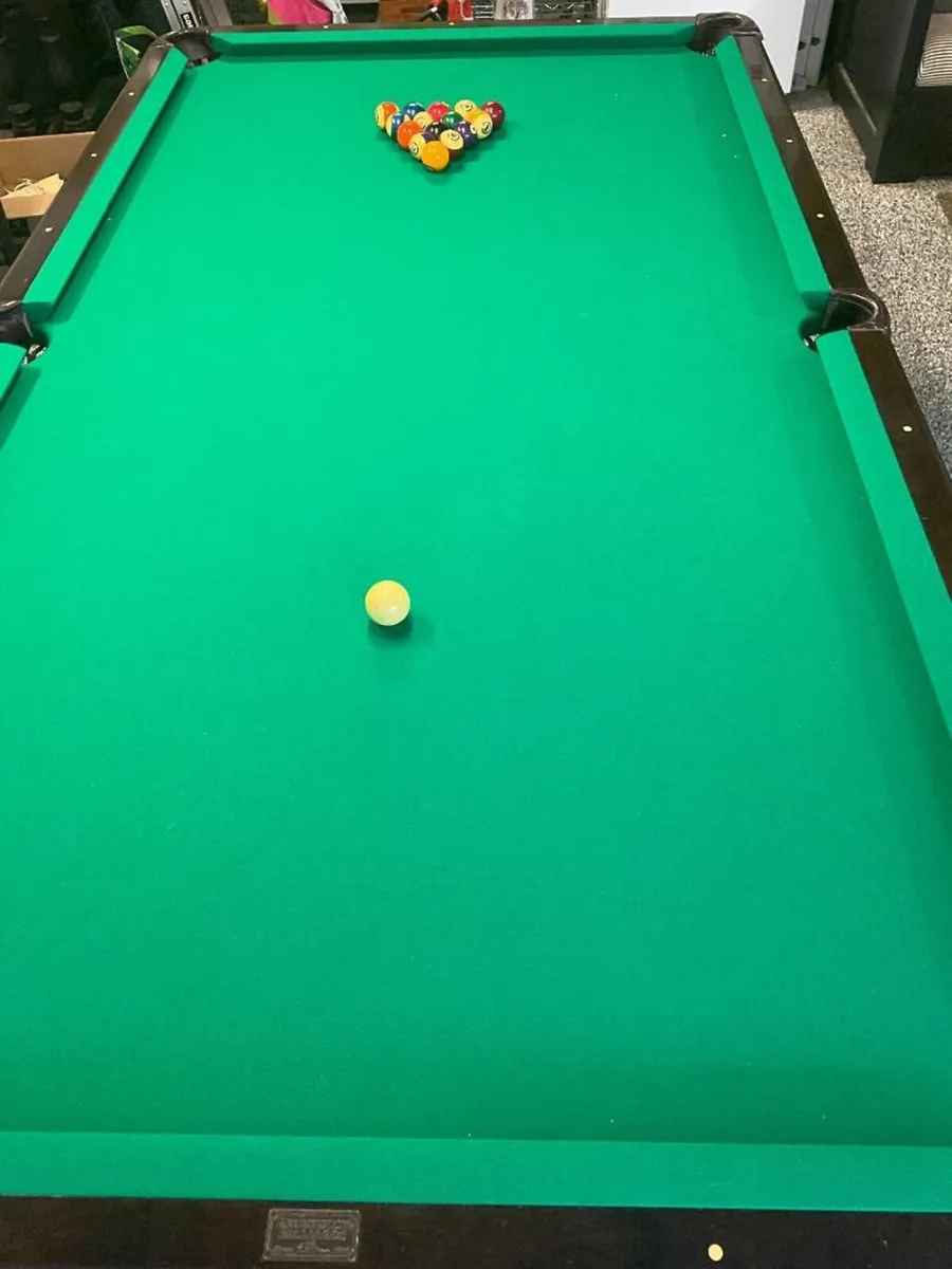 Premium American Brunswick 9' ft. Pool Table - Image 1