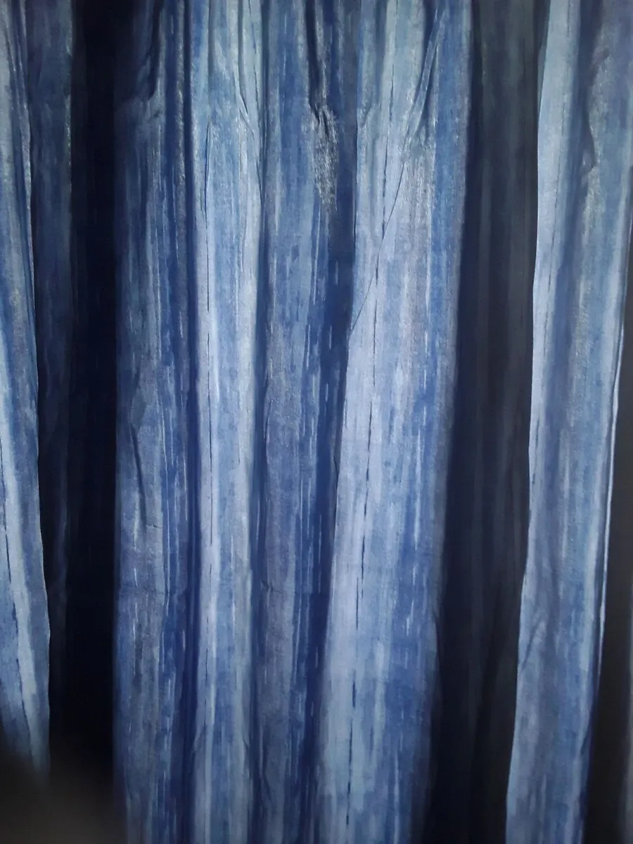 Beautiful blue very large curtains - Image 1