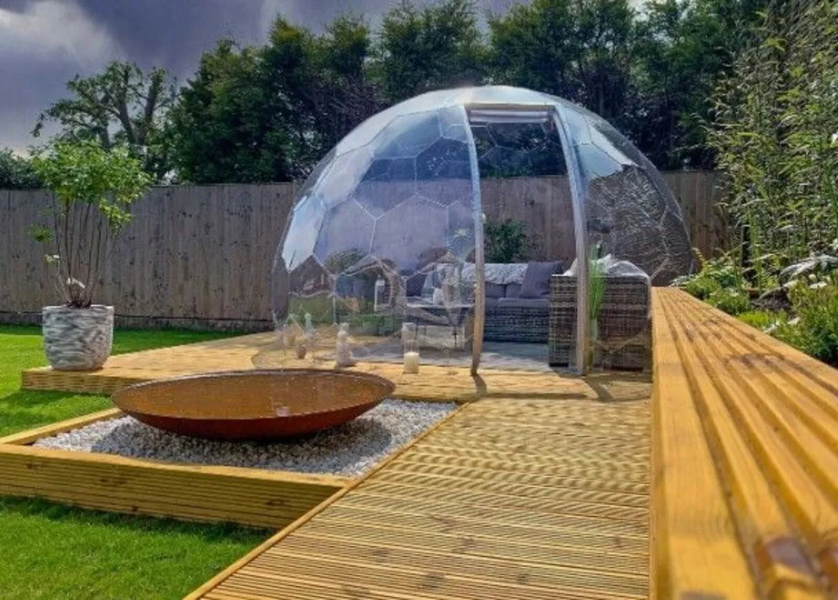PVC Clear Dome 3.5m(11.6ft)Dome Igloo Glamping - Image 1