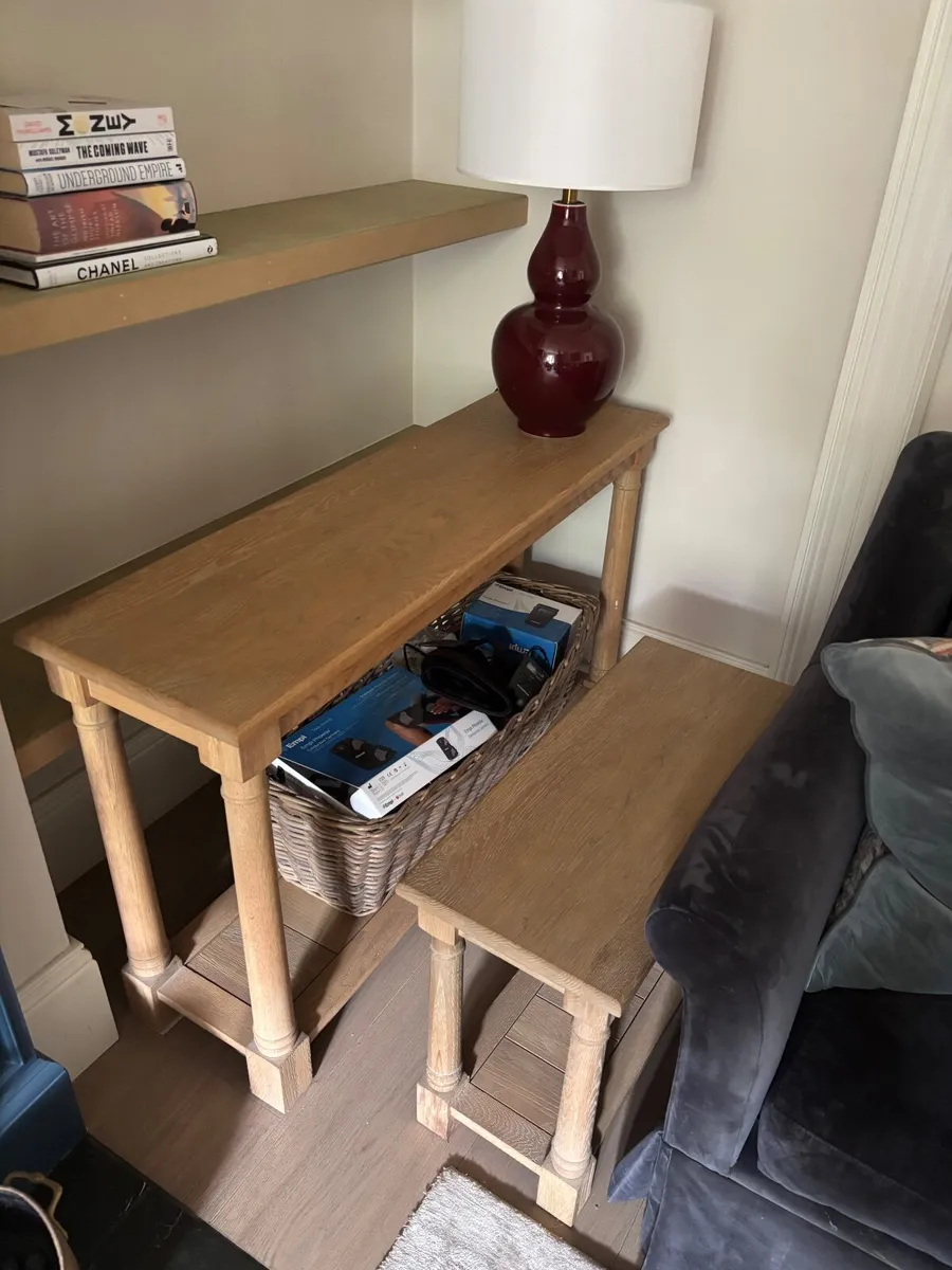 Neptune oak table set - Image 4