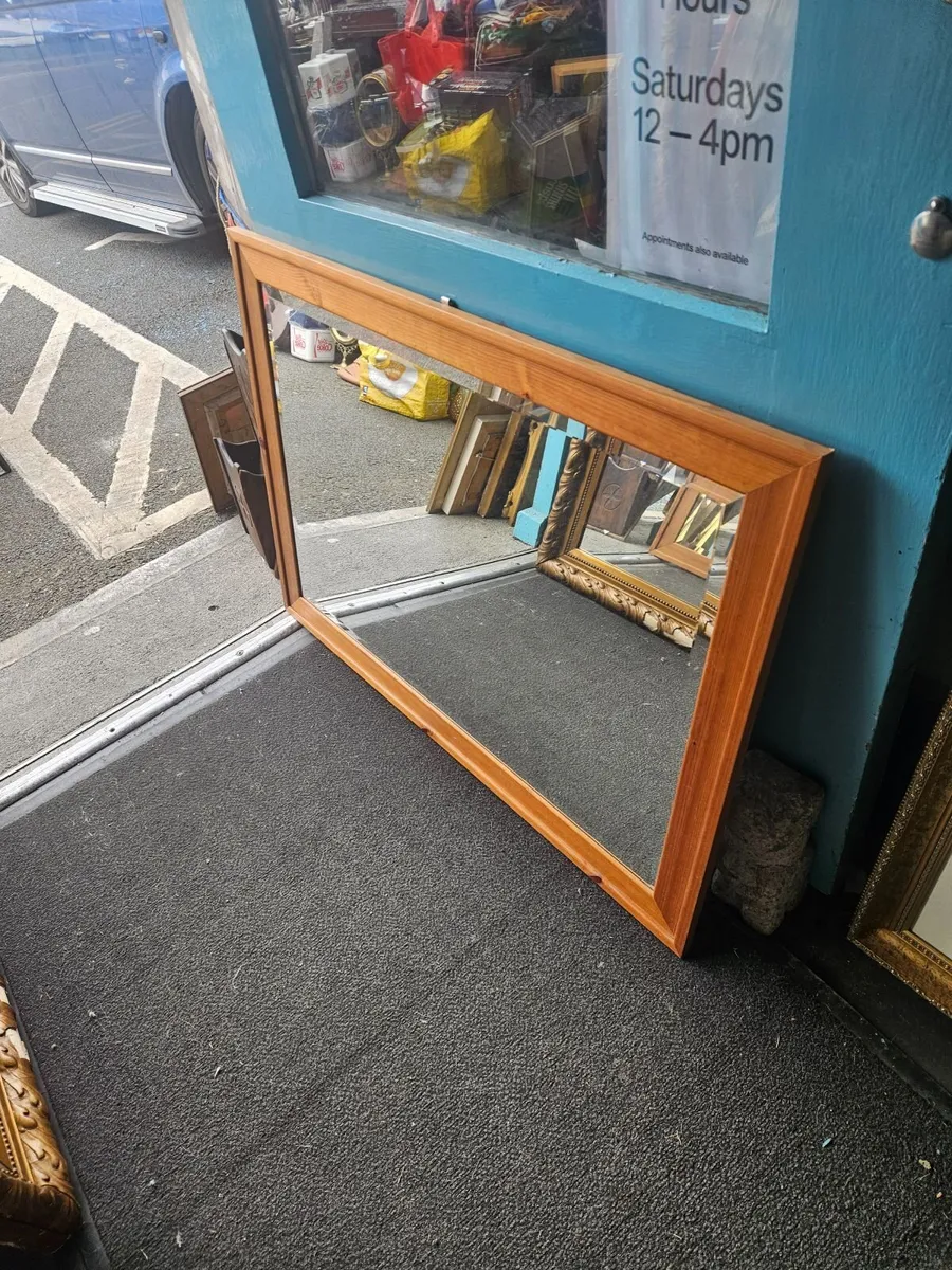 Large Bevelled Mirror - Image 1