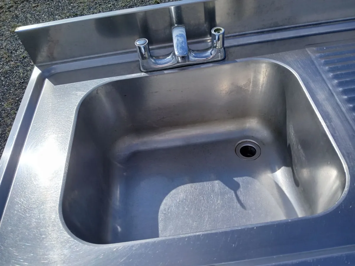 Staneless steel cabbinet sink unit complete - Image 1