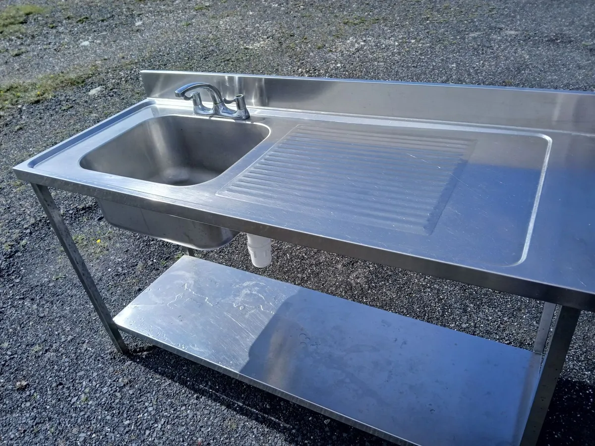 Staneless steel cabbinet sink unit complete - Image 3