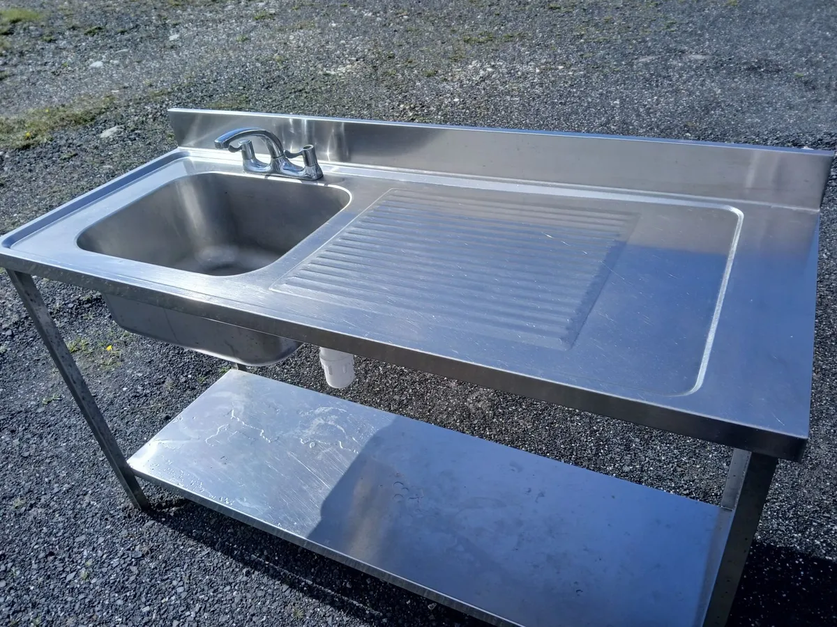 Staneless steel cabbinet sink unit complete - Image 4