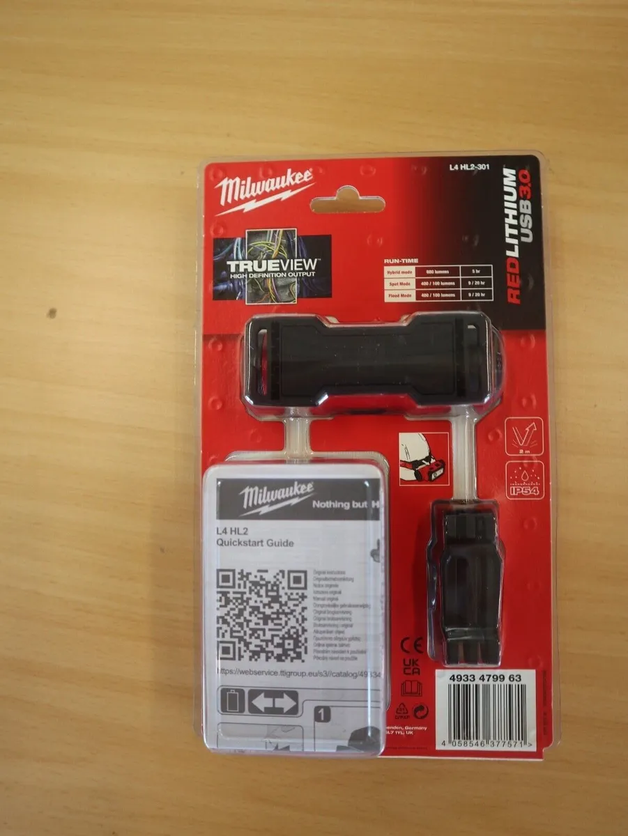 Milwaukee 600 Lumen Rechargeable Head Light - Image 2