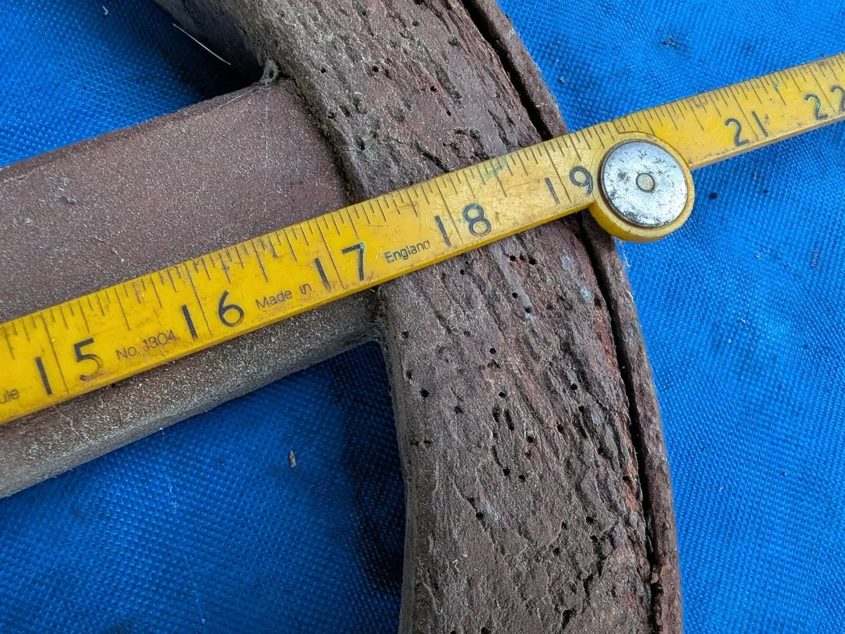 Antique Wheelbarrow Wheel - Image 4