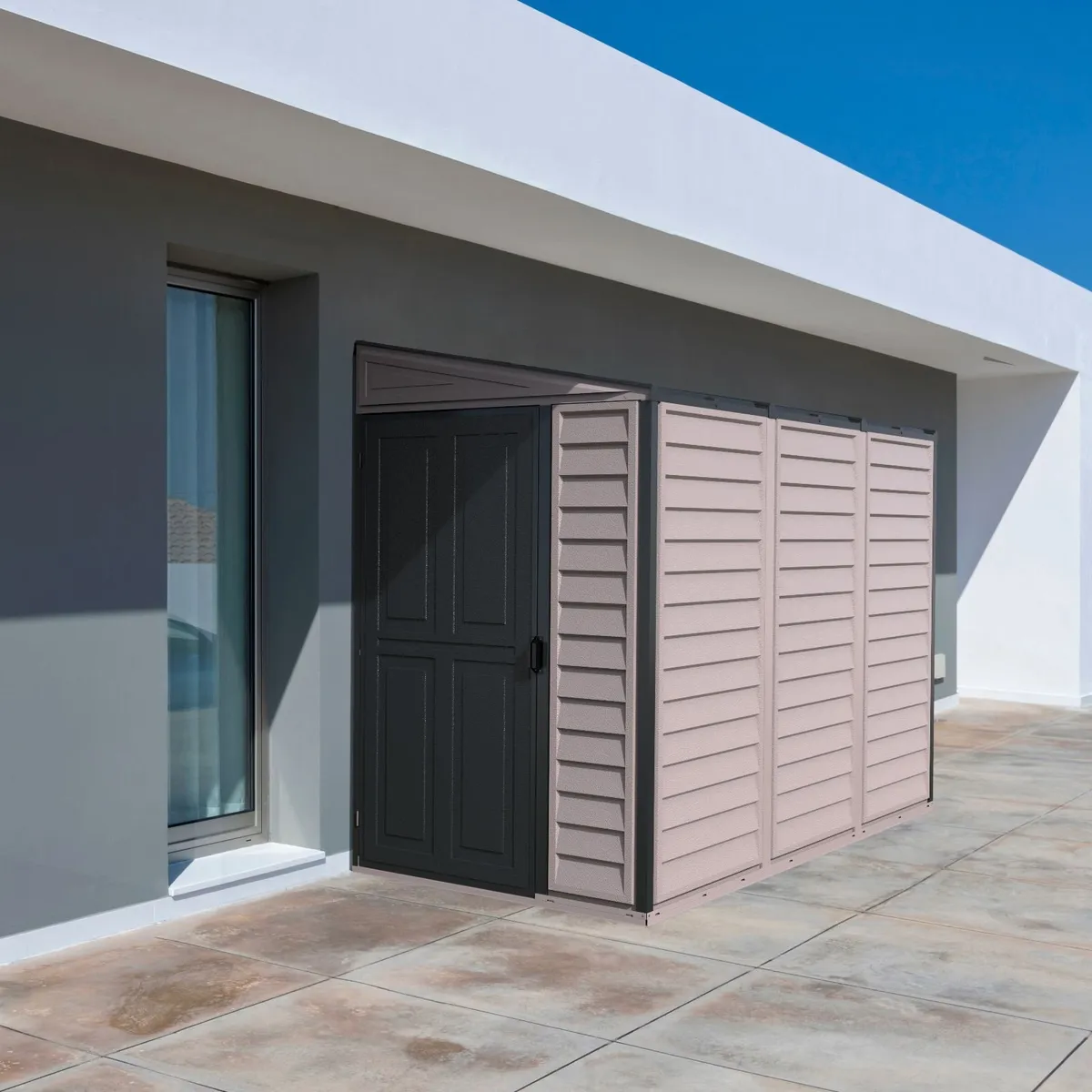 🏡 4x8 DURAMAX SIDEMATE VINYL PENT SHED – IN STOCK - Image 2