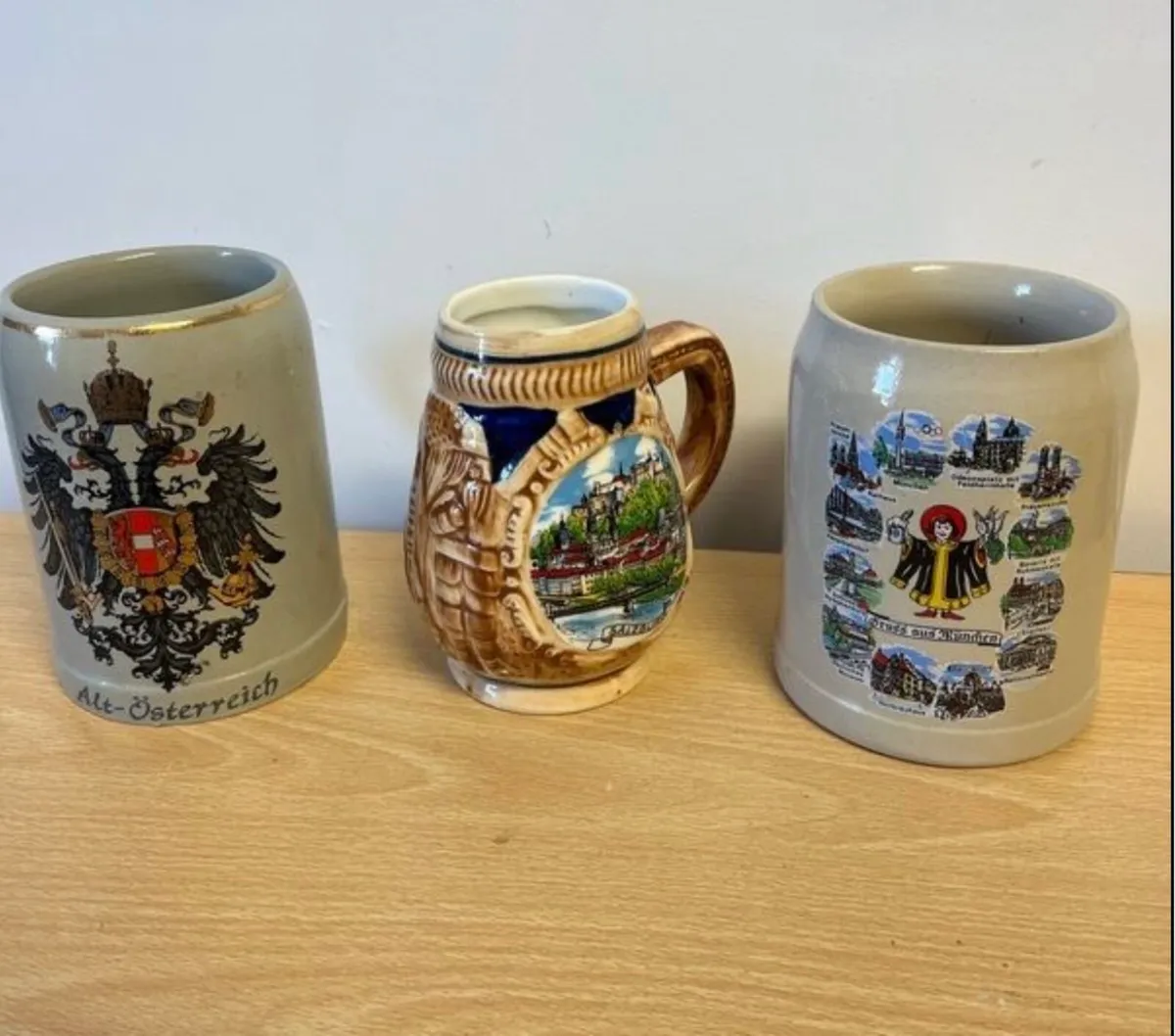 Beer stein collection of 6 - Image 2
