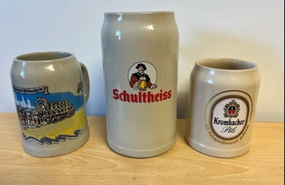 Beer stein collection of 6 - Image 1