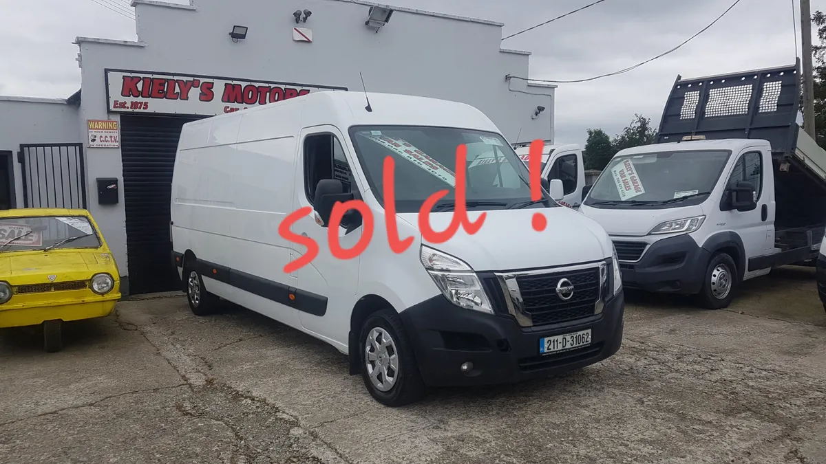 Nissan NV400 2021 L3 H2 135BHP VAT INVOICE - Image 1