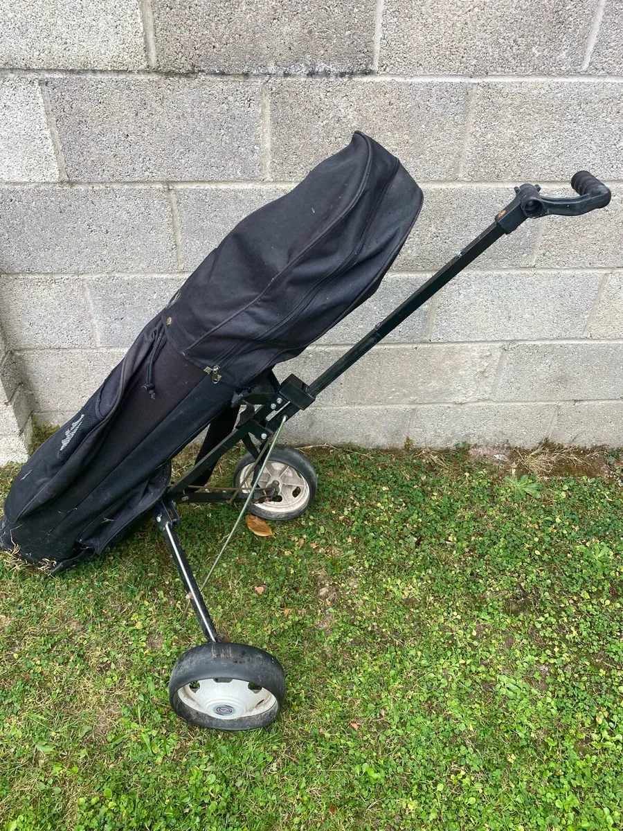 Golf clubs bag trolley - Image 2