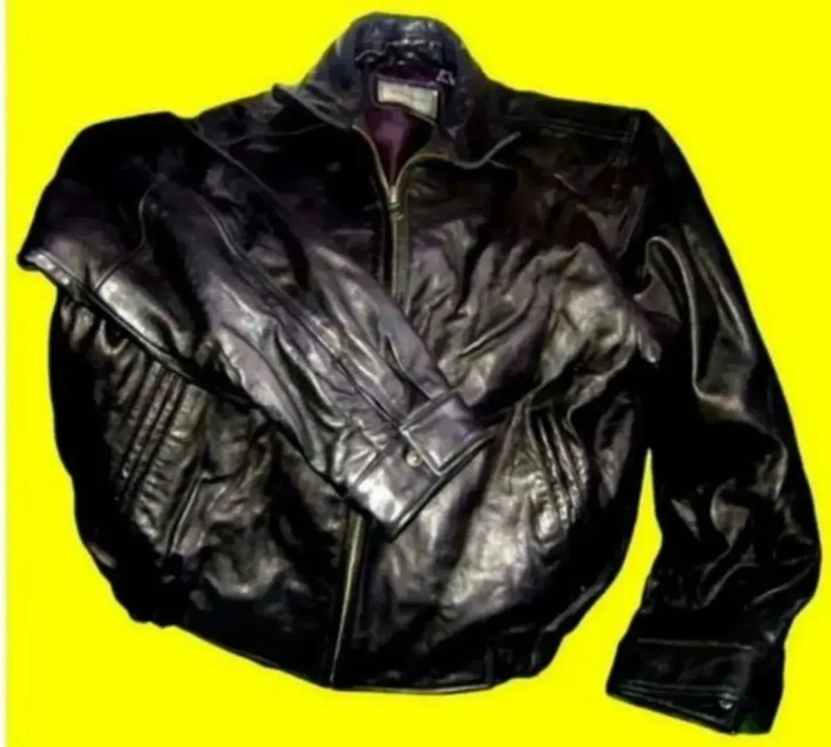 Vintage Leather Jacket - Image 3